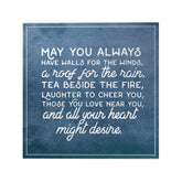 Words That Inspire Decoposter: May You Always Have Walls For The Winds